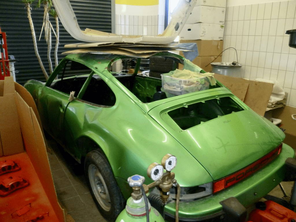 Porsche Restaurationsobjekt von Hubert Hantke